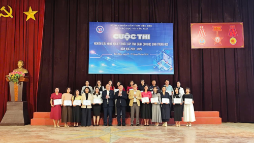 Trường THPT Mường Nhé đạt thành tích cao tại Cuộc thi Nghiên cứu khoa học kỹ thuật cấp tỉnh dành cho học sinh trung học năm học 2025-2026